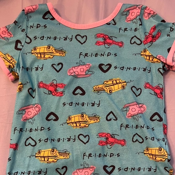 Friends Pajamas Girls Size 6 - Picture 4 of 4
